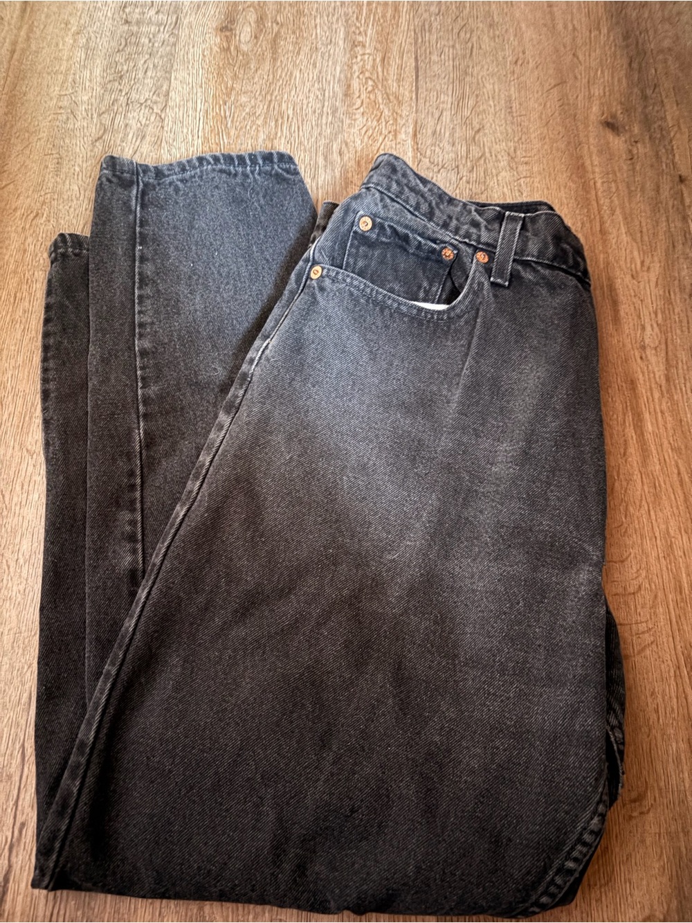 VINTAGE Levi's Black Wide Leg Flare Jeans